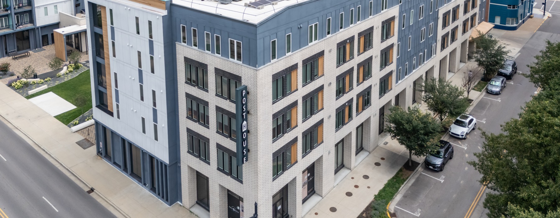 Apartment building exterior